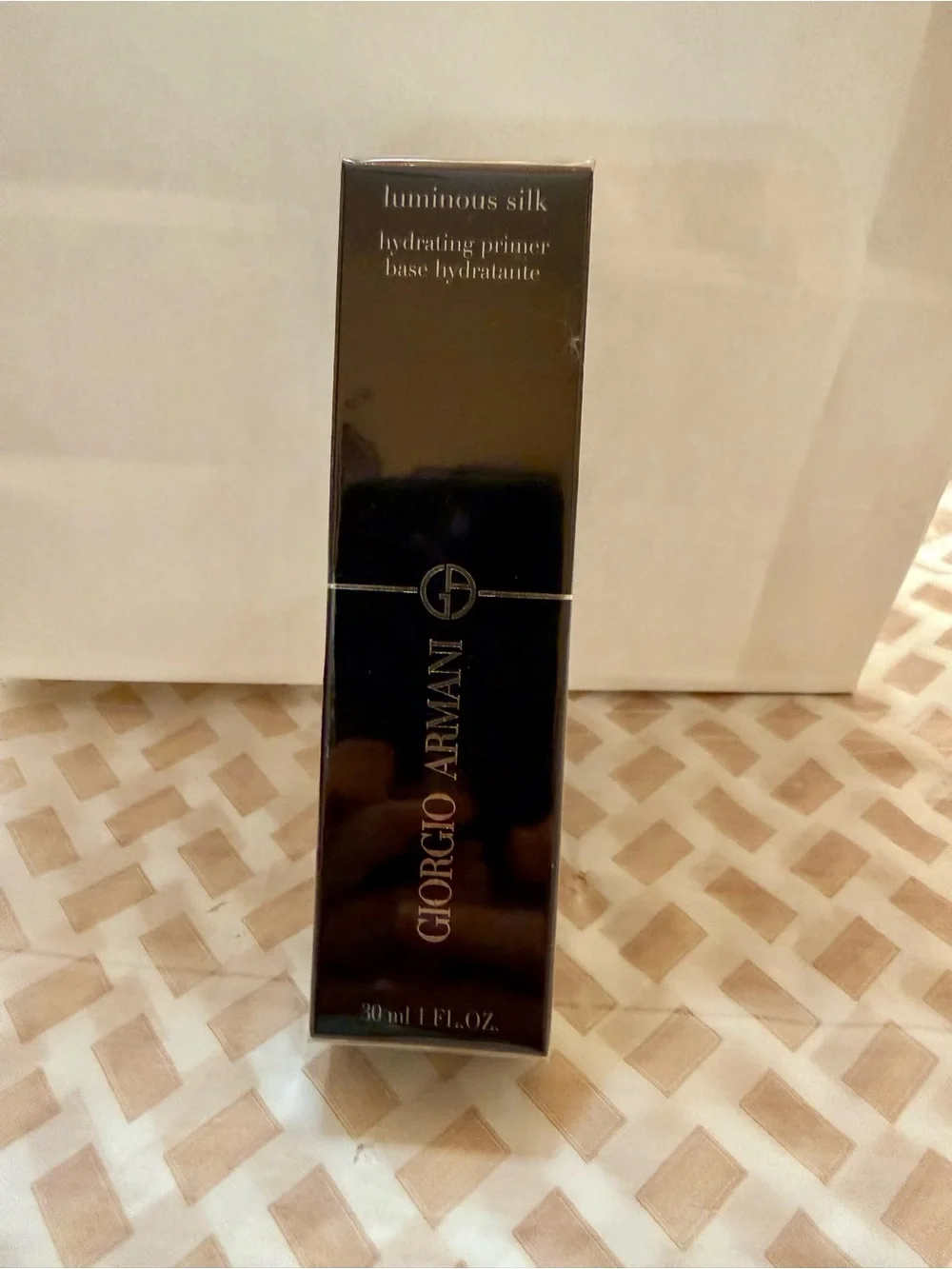 Giorgio Armani Men’s Moisturizer - Black and Gold Accents